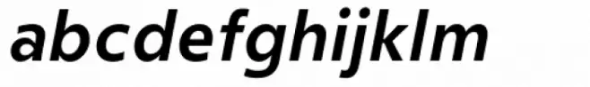 Clear Sans Screen Bold Italic
