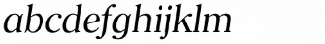 Clearface Serial Italic