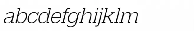 Clinto Slab Extra Light Italic
