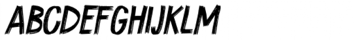 Coal Brush Italic