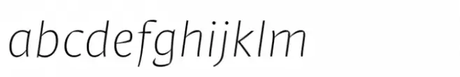Comma Base Hairline Italic