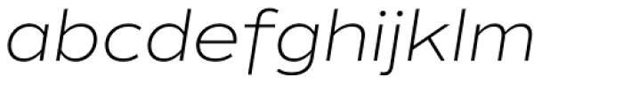 Commuters Sans Extra Light Italic