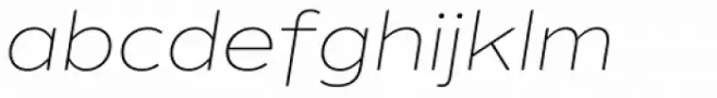 Commuters Sans Thin Italic