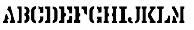 Container Stencil JNL Regular