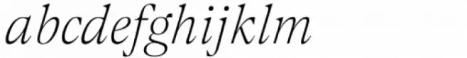 Contane Text Thin Italic