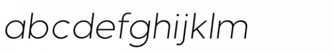 Contempo Gothic Extra Light Italic