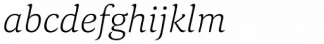 Corda ExtraLight Italic