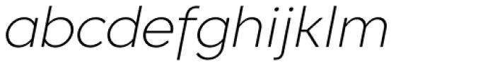 Core Sans C 25 Extra Light Italic