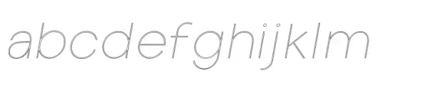 Cottorway Pro Line Thin Italic
