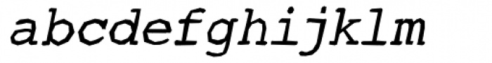 Courier Ragged Bold Oblique