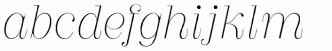 Couturier Poster Thin Italic