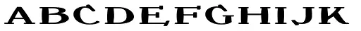 Crewekerne Magister Expanded Bold