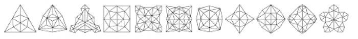 Cristal Dingbats Big Outline
