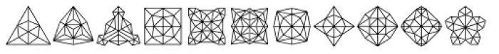 Cristal Dingbats Outline