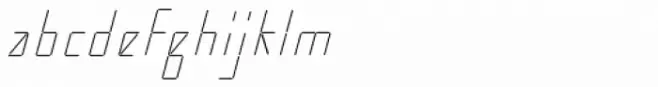 Cristal Text Thin Italic