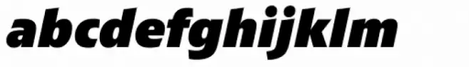 Croma Sans Black Italic