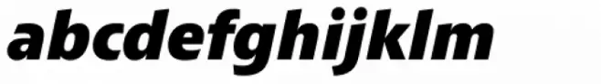 Croma Sans Extra Bold Italic