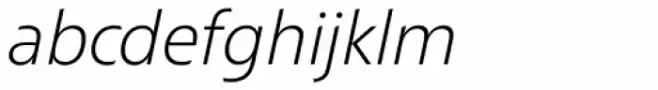 Croma Sans Extra Light Italic