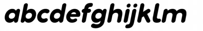 Crox Rounded Black Italic