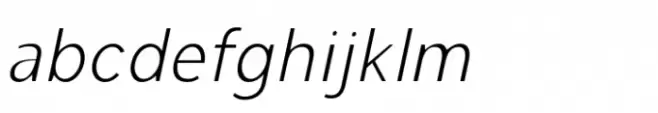 Cumhuriyet Pro Thin Italic Con
