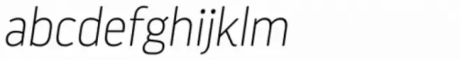 Darwin Essential Alt Rounded Thin Italic
