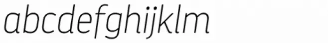 Darwin Essential Rounded Thin Italic