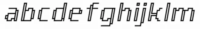 Datdata Light Outline Oblique