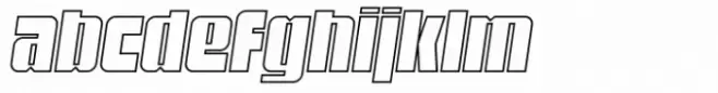 Desta Outline Square OE Italic