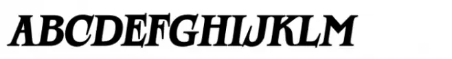 Devil Candle Alt Bold Italic