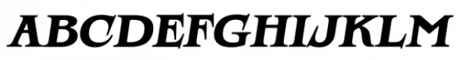 Devil Candle Alt Wide Bold Italic
