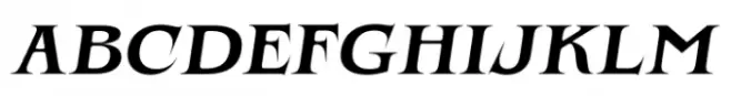 Devil Candle Alt Wide Italic