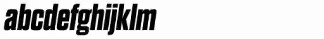 Dharma Gothic Expanded ExtraBold Italic