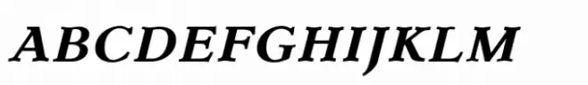 Dutch Mediaeval Bold Italic OsF
