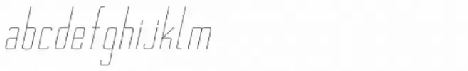 Ebdus Thin Italic