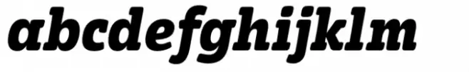 Eigerdals Slab Norm Black Italic