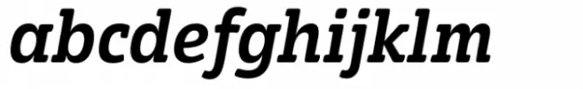 Eigerdals Slab Norm Bold Italic