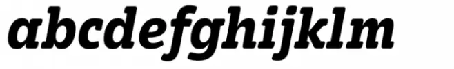 Eigerdals Slab Norm Ex Bold Italic