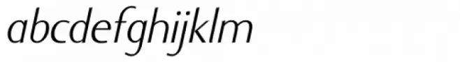 Ela Sans Light Italic