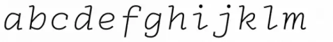 Electrica Extra Light Italic