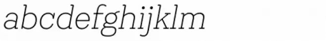 Emy Slab Ultra Light Italic