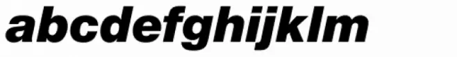 Europa Grotesk Nr 2 SB UltraBold Italic