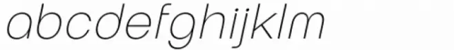 European Soft Pro Thin Italic