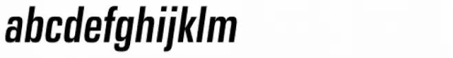 Eurostile Next Pro Condensed Semi Bold Italic