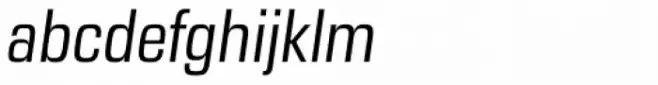 Eurostile Next Pro Narrow Italic