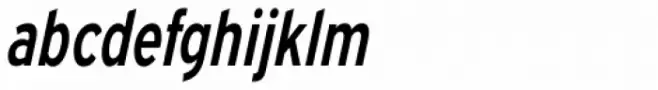 Expressway Condensed SemiBold Italic