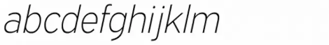 Expressway ExtraLight Italic
