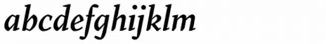 Farrerons Serif Demi Bold Italic