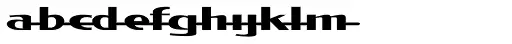 Fat Font Grotesk Streamline Lower