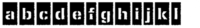 Ferro Stencil EF Bold Negative Rough