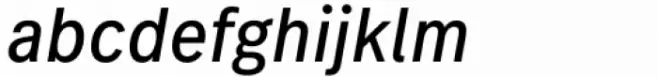 FF Real Text Condensed Oblique